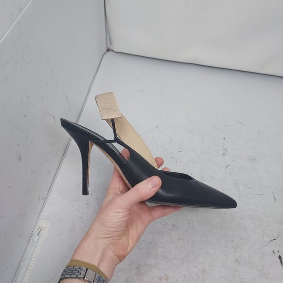 Burberry Maria Logo Slingback Pointy Toe Pump - Picture 7 of 12